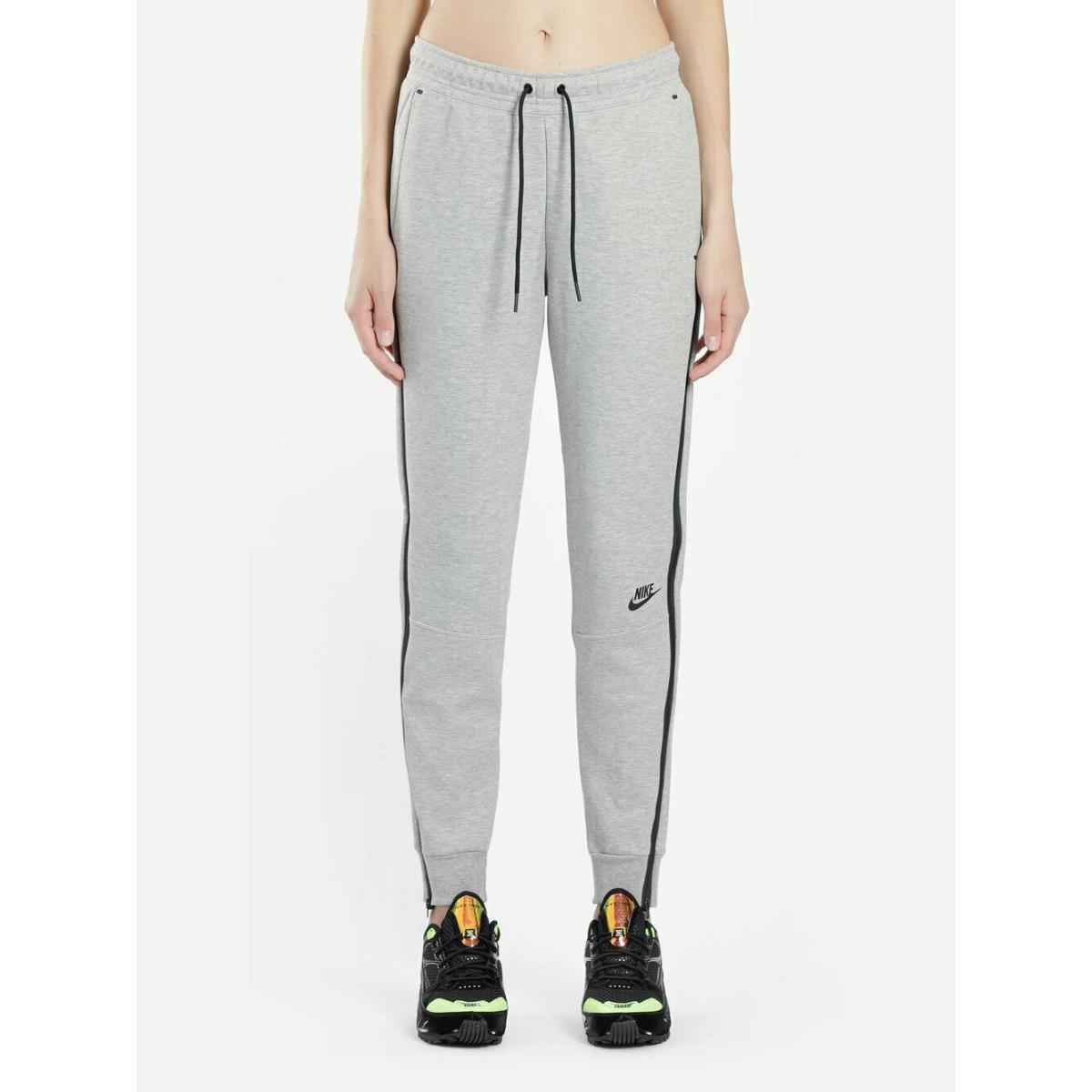 Nike Sportswear Tech Fleece Reimagined Pants Grey/ Black Women`s M BV7115-063
