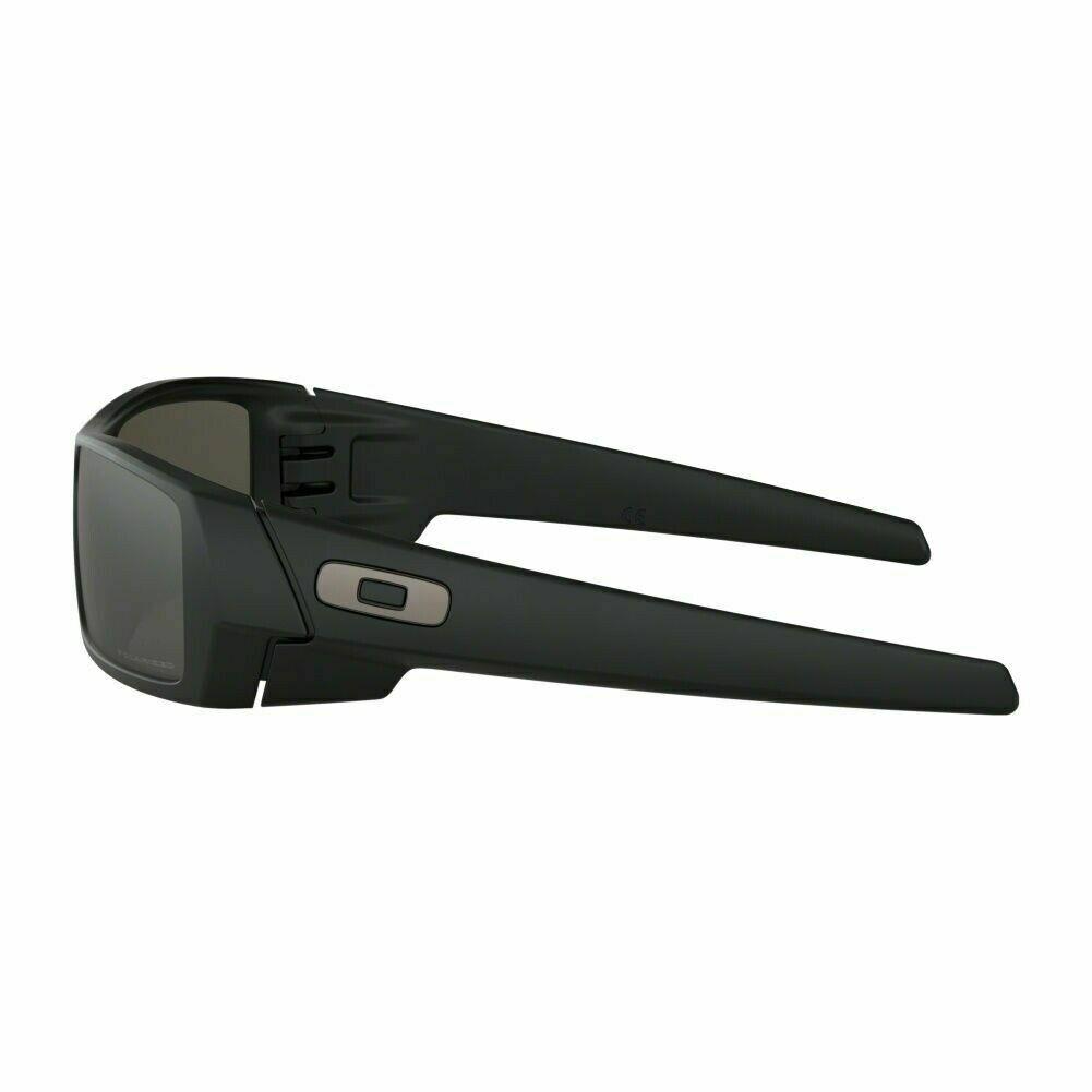 Oakley Gascan Matte Black Polarized 61 mm Men`s Sunglasses OO9014 12 856 61 - Black, Frame: Black, Lens: Black