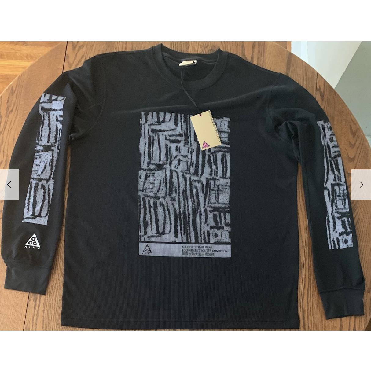 nike acg long sleeve waffle top