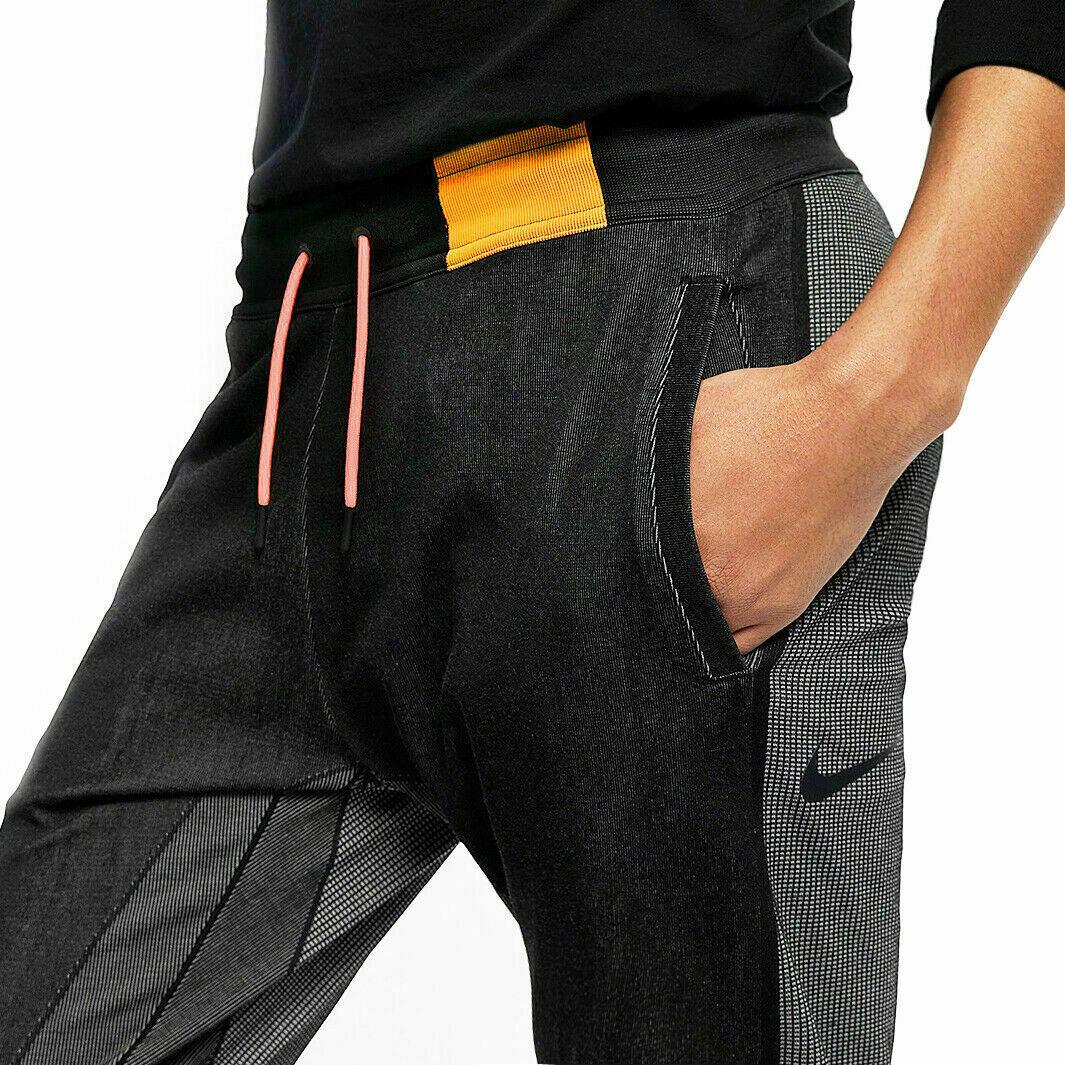 Nike clothing  - Black & Heather Gray & Neon Orange 2