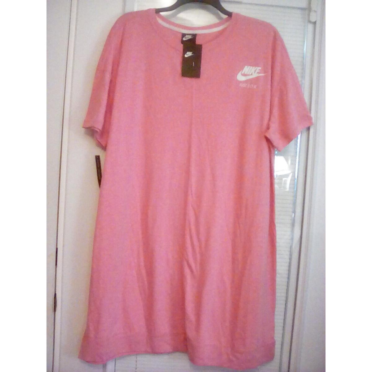 Nike Plus Size 3X Pink Shirt Sleeve Dress