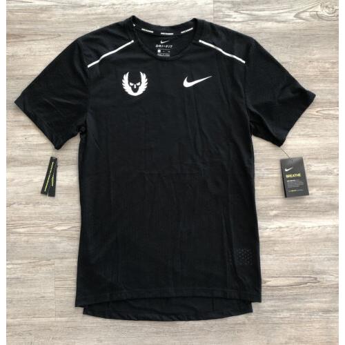 Nike Oregon Project Breathe Running Shirt Orpjt Skull Shirt Size Small - Black