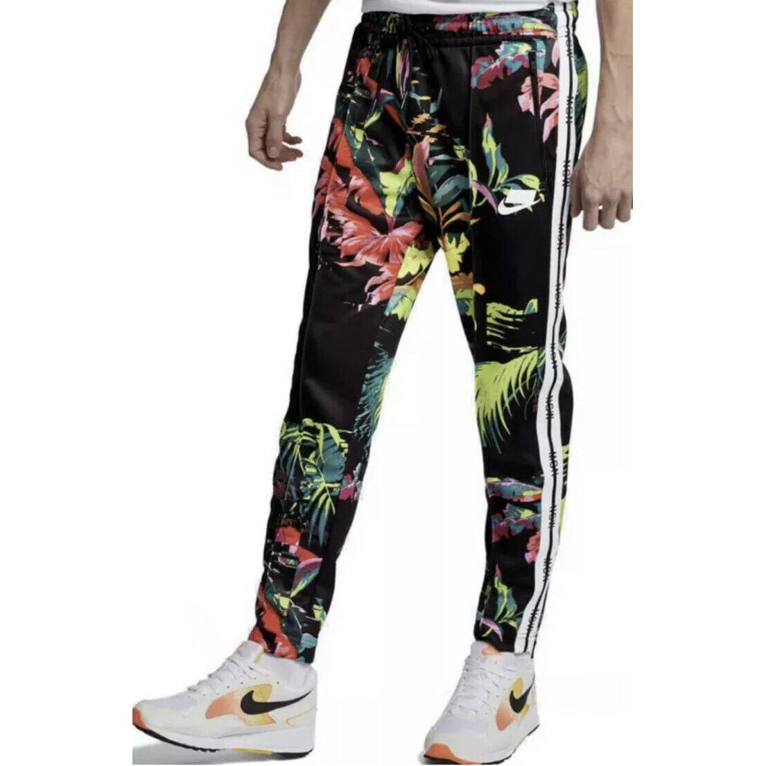 nike floral track pants