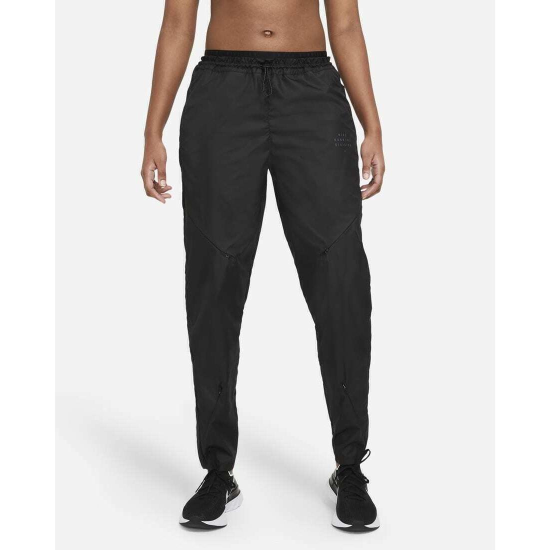 Nike Run Division Dynamic Vent Running Pants Women`s Size S Black DA1141-010