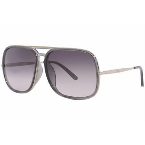 Chloé Chloe CE730SA 036 Sunglasses Women`s Dark Grey/black Gradient Lenses Square 62mm