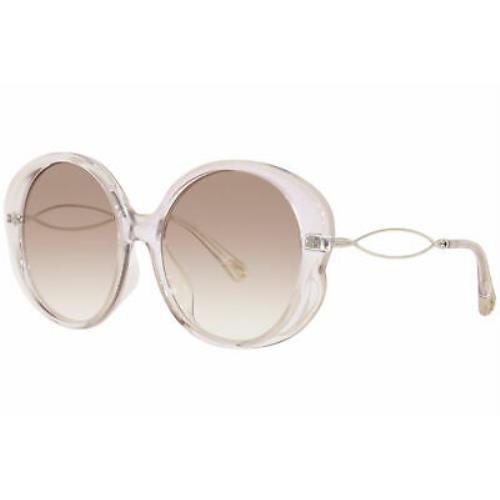 Chloé Chloe CE741SA 290 Sunglasses Women`s Iridescent Nude/brown Gradient Lenses 58mm
