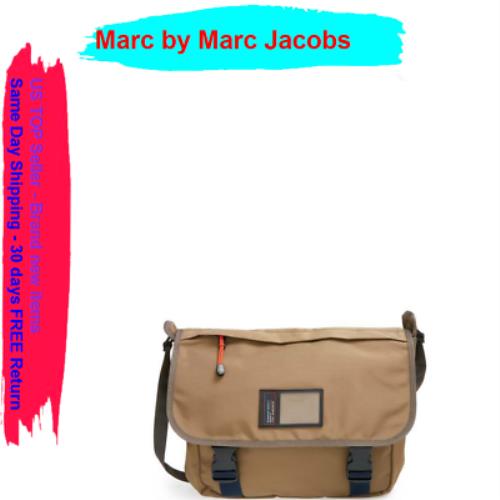 Marc BY Marc Jacobs Men`s `davey` Nylon Messenger Bag Dark Moss One Size