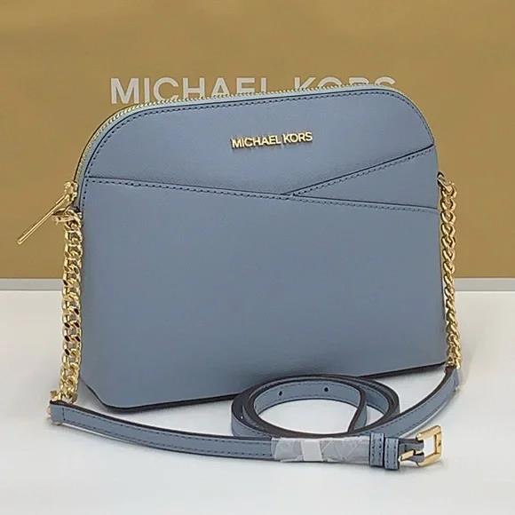 Bag Michael Kors Emmy Saffiano Leather Crossbody Powder Blush - A. Ally &  Sons