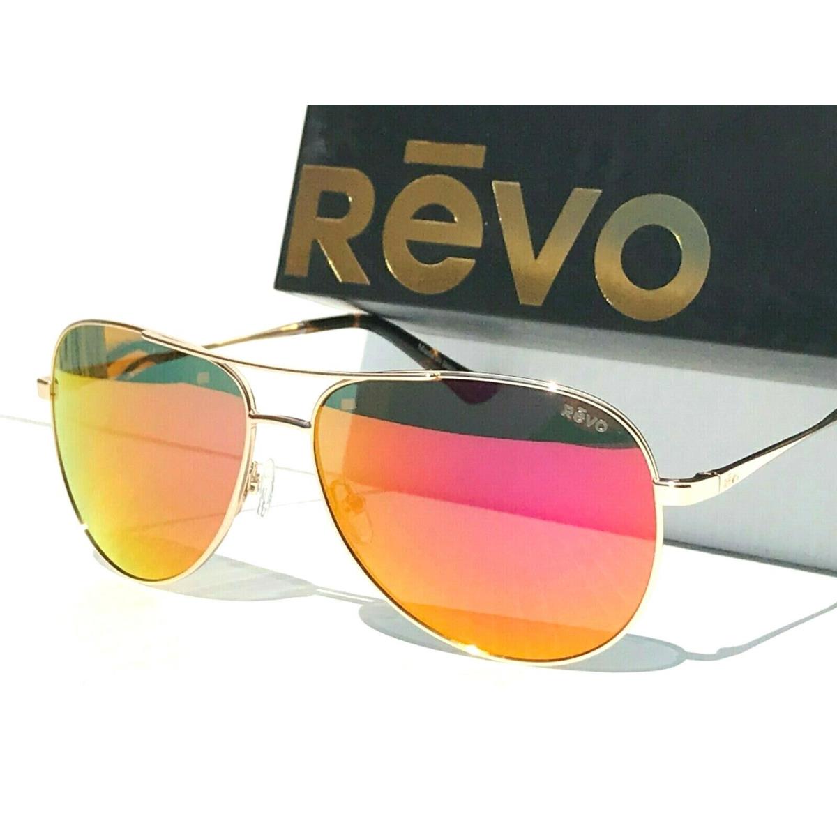 Revo Relay S Gold w Polarized Spectra Lens Sunglass 1014 04 SP