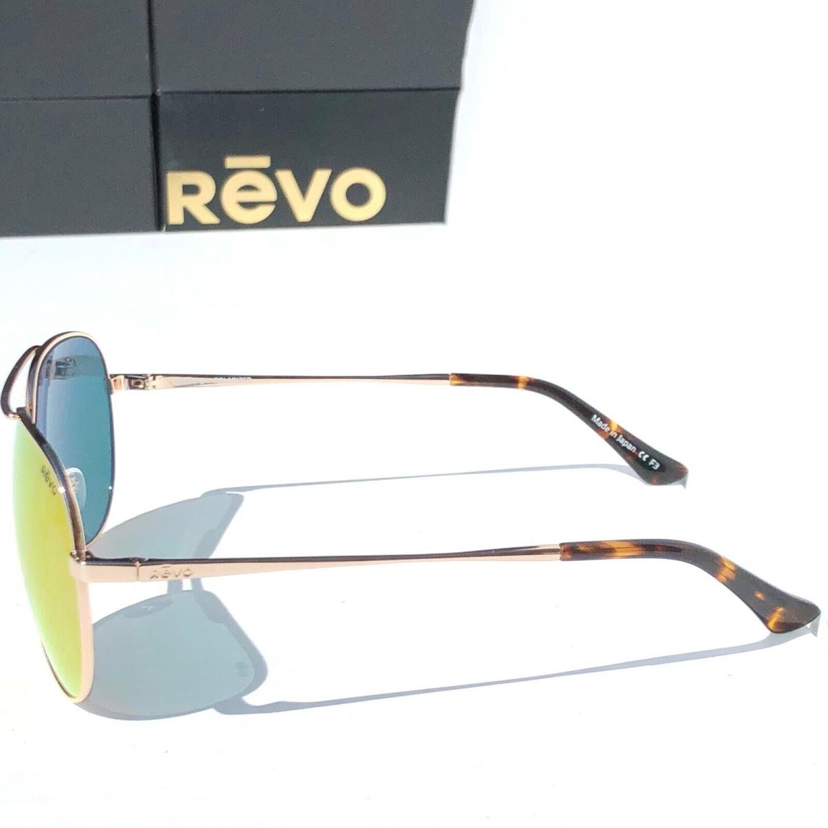 Revo sunglasses RELAY - Gold Frame, Spectra - Pink Orange Lens