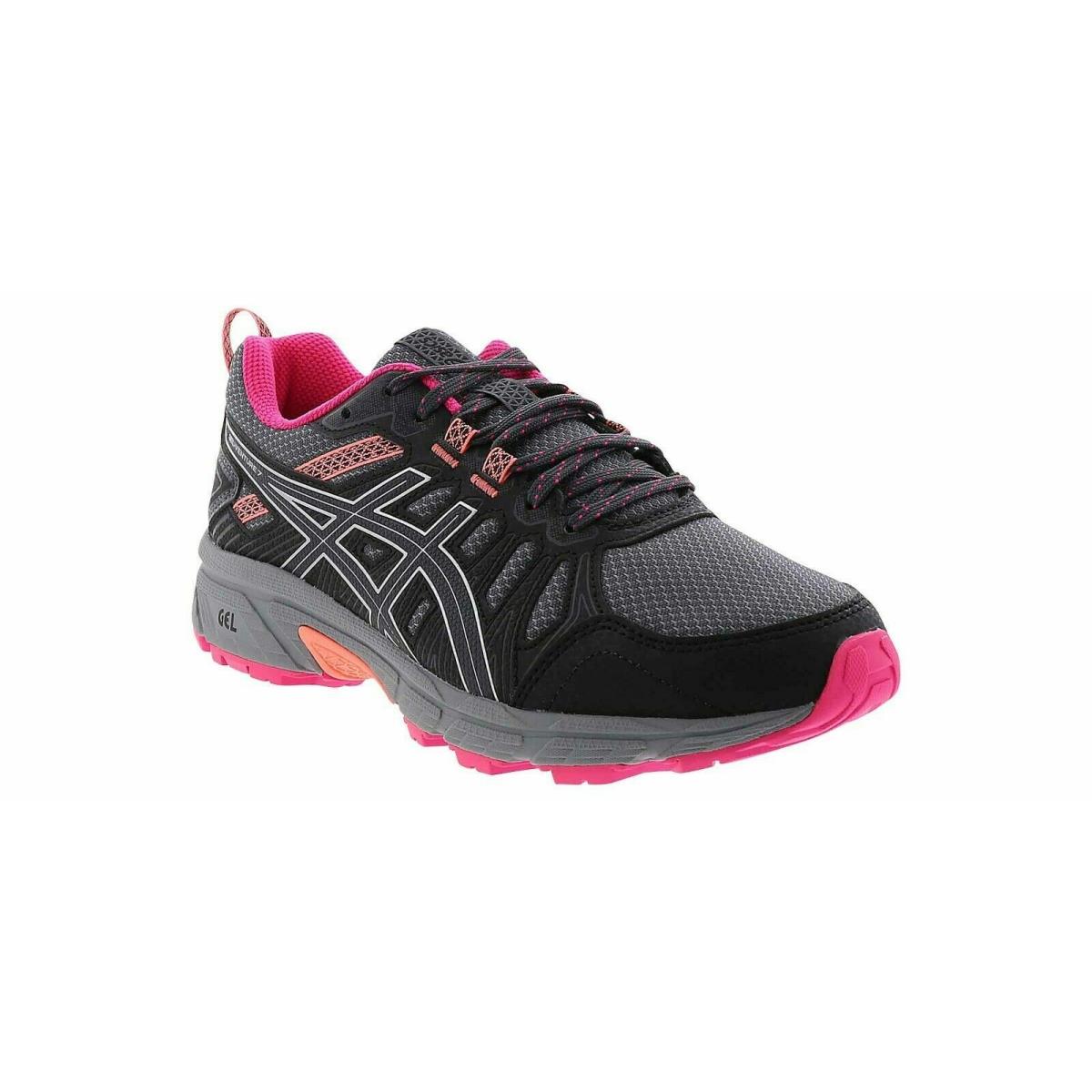 Asics Gel-venture 7 Women Trail Running Shoe W/box Tough Terrain Pink/gray 6