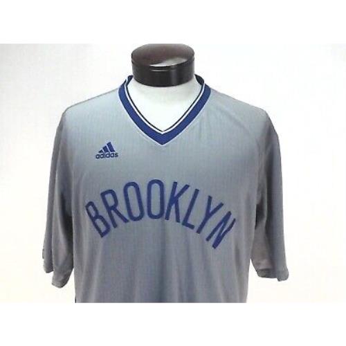 Adidas Swingman Jersey Shirt Brooklyn Nets Gray 7470A Mens XL