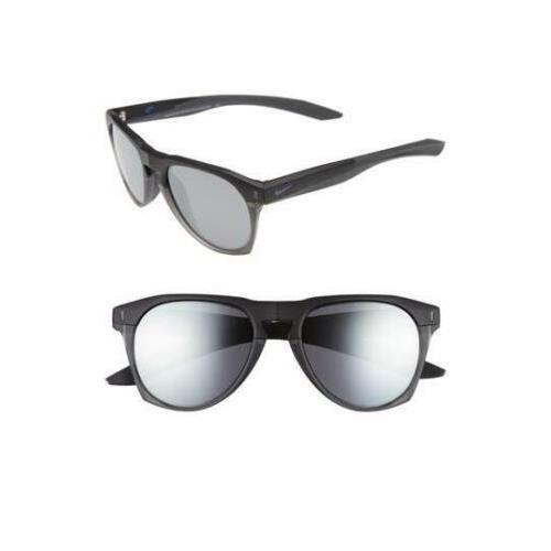 Nike EV1021 002 Matte Black Essential Navigator Sunglasses with Grey Lenses