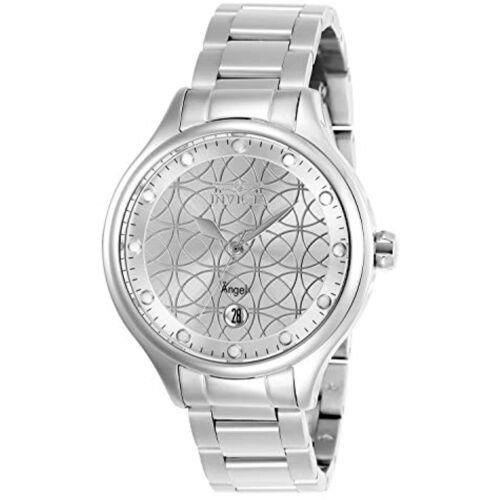 Invicta 27437 Angel Silver Stainless Steel Women`s Watch - Silver , Silver Dial, Silver Band