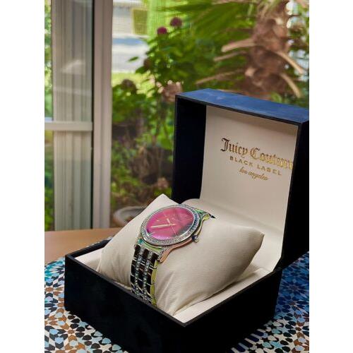 Juicy Couture Crystal Purple Ladies Watch