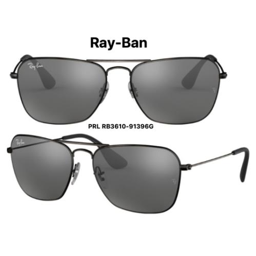 Ray-ban Sunglasses RB3610 91396G Antique Black:black Size 58