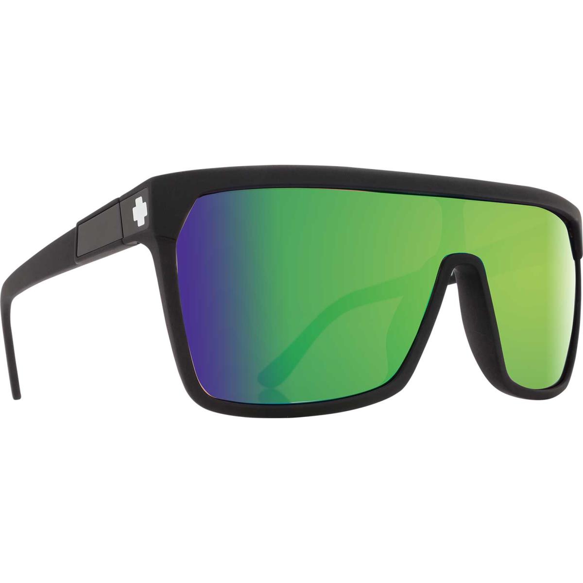 Spy Flynn Sunglasses Unisex Matte Black-Bronze/Green Spectra