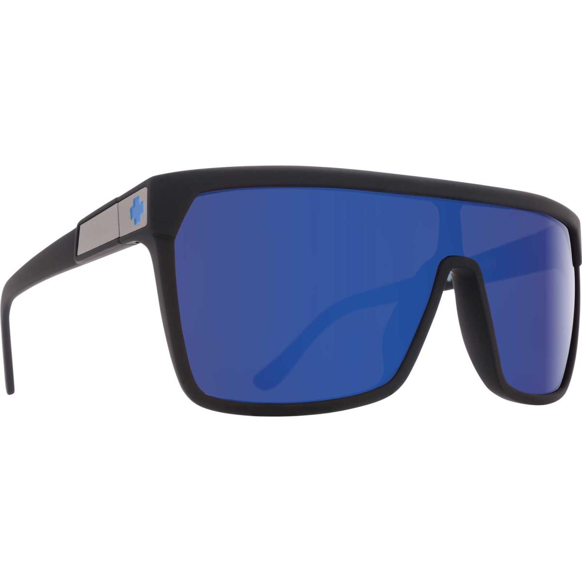 Spy Flynn Sunglasses Unisex Soft Matte Black-Bronze/Dark Blue Spectra