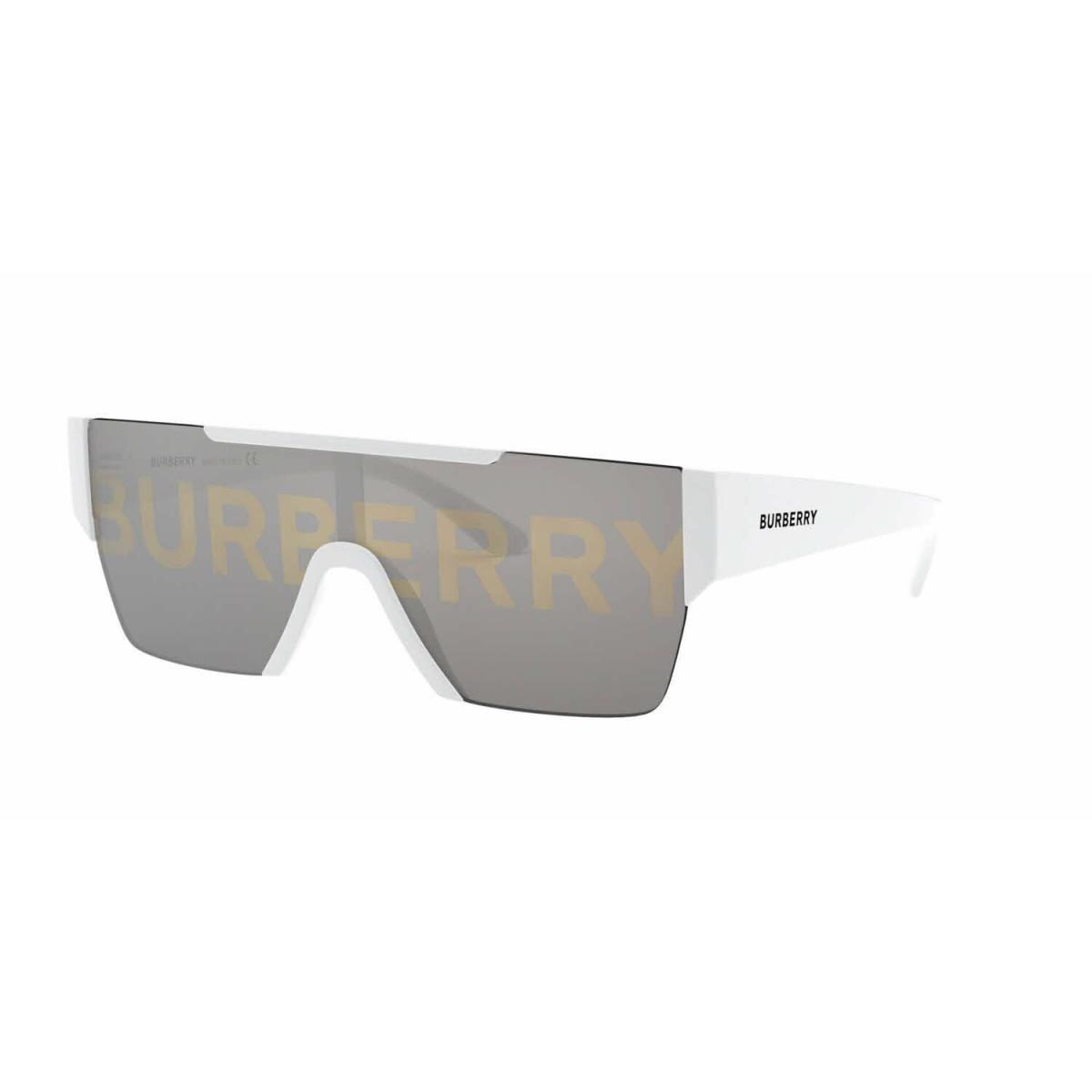 Burberry Sunglasses BE4291 3007H 38mm White / Silver Mirror Lens