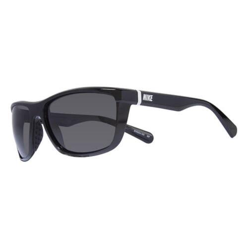 Nike EV0654 001 Black Polarized Swag Sunglasses 60mm with Grey Lenses