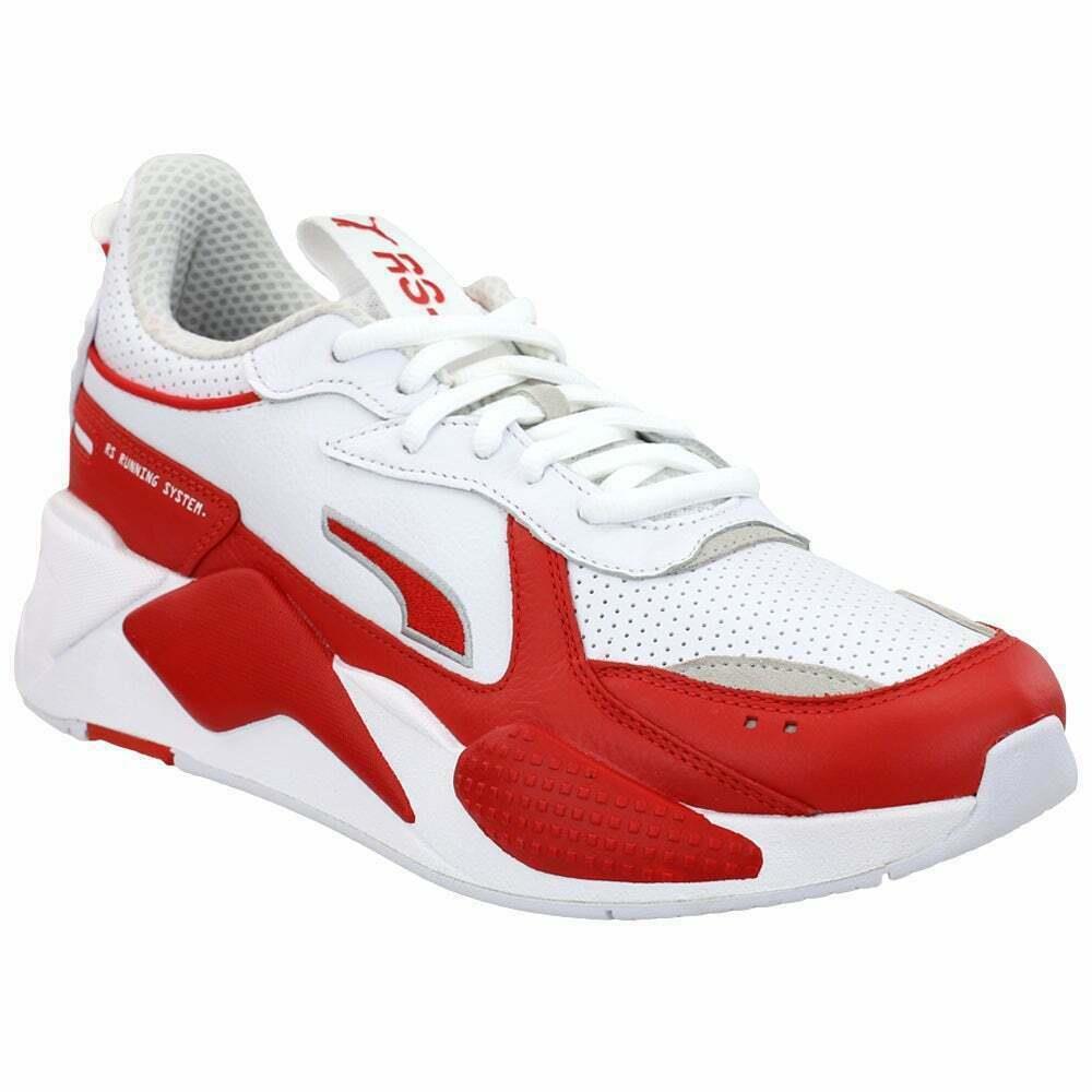 Puma Rs-x 374486-03 Men`s Running Casual Shoes White/red Sneakers 