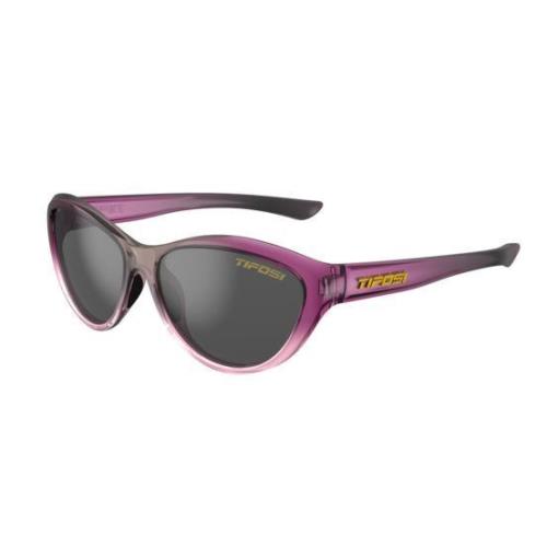 Tifosi Shirley Sunglasses Lifestyle Fun and Comfortable - Crystal Peach Blush w/ Smoke Polarized, Frame: See Menu Options, Lens: See Menu Options