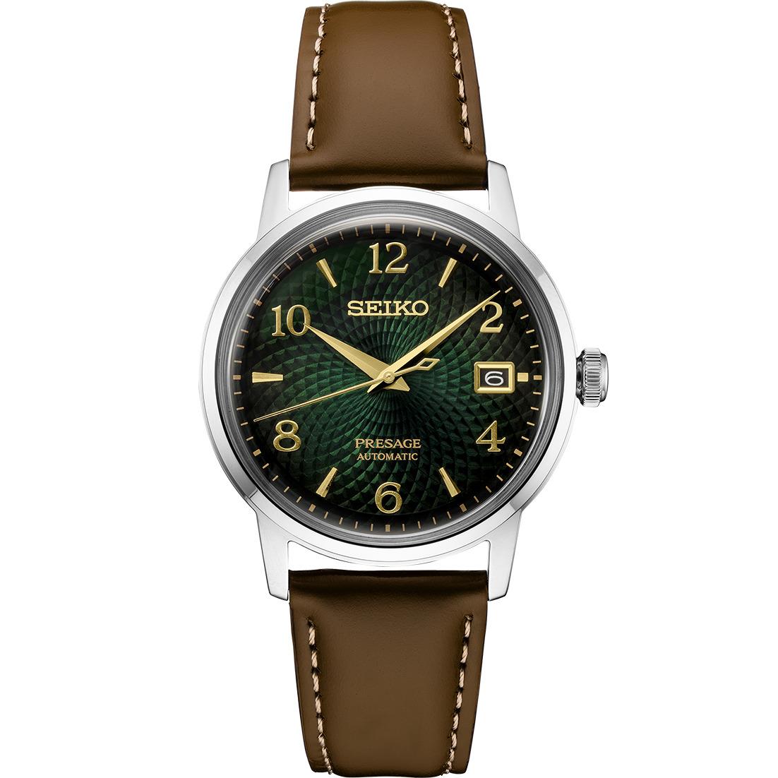 Seiko Presage 38.5mm Men s Automatic Watch Green