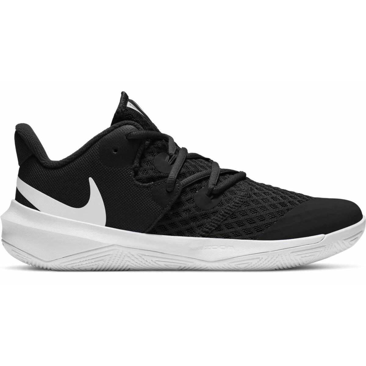 Nike Women`s Court Hyperspeed Volleyball Shoe Black/White