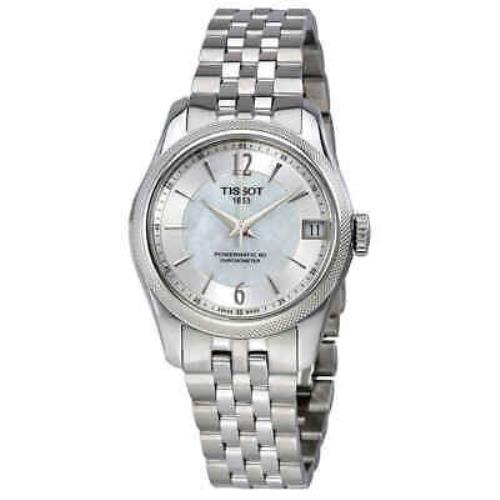 Tissot T-classic Ballade Automatic Mop Dial Ladies Watch T108.208.11.117.00 - Mother of Pearl Dial, Silver-tone Band