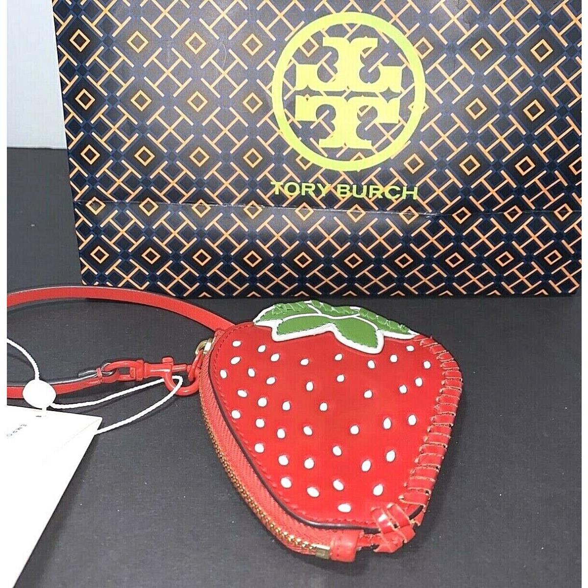 Tory Burch Strawberry Coin Case Key Fob Bag Charm Red - Tory Burch wallet -  190041785544 | Fash Brands