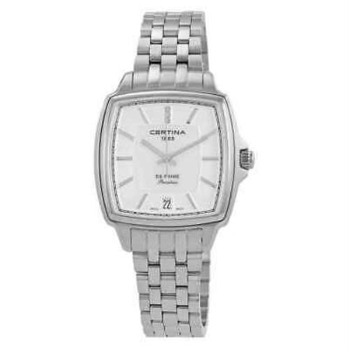 Certina DS Prime Mop Dial Ladies Watch C028.310.11.116.00 - White Mother of Pearl Dial, Silver-tone Band