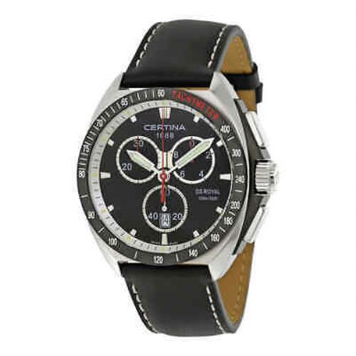Certina DS Royal Chronograph Black Dial Men`s Watch C0104171605102