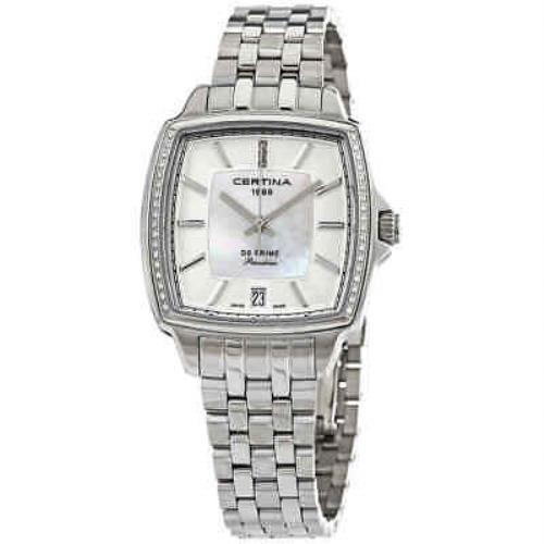 Certina DS Prime Shape Mop Dial Ladies Watch C028.310.61.116.00 - Mother of Pearl Dial, Silver-tone Band