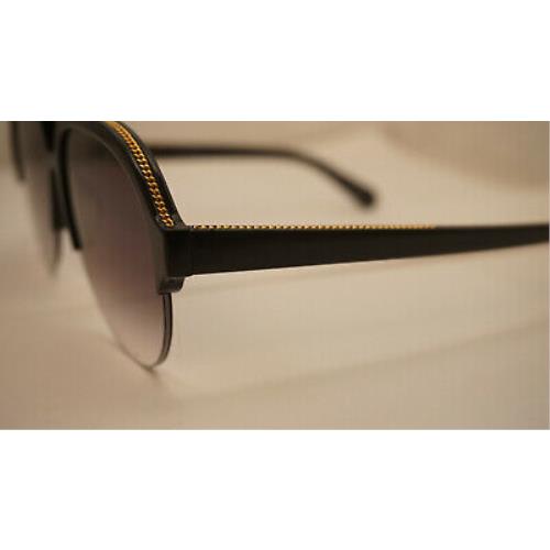 Stella McCartney sunglasses  - Frame: Black Gold Half Rim, Lens: Grey Gradation 2