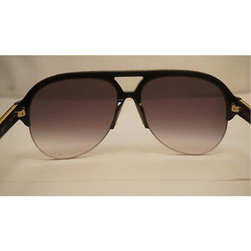 Stella McCartney sunglasses  - Frame: Black Gold Half Rim, Lens: Grey Gradation 6
