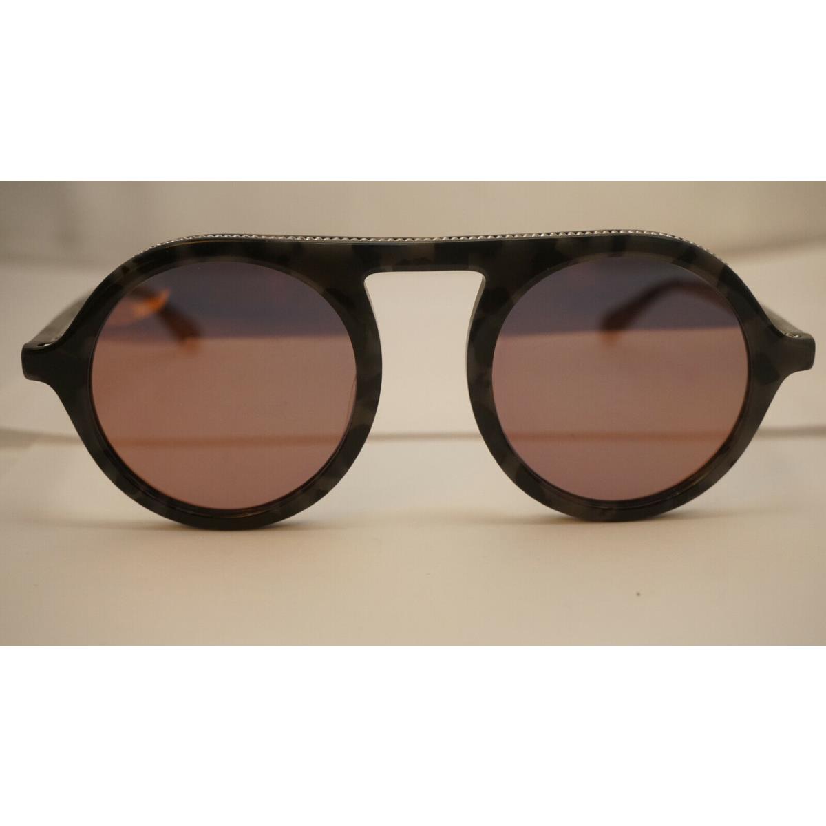 Stella Mccartney Sunglasses Black Round Pink Mirror SC0031S 003 48 22 145