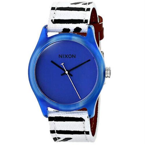 Nixon Women`s Mod Blue Dial Watch - A402-300