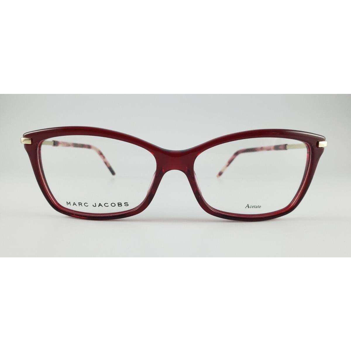 Marc Jacobs Eyeglasses Marc 63 Color Uab Red Size 54 Cat Eye Women`s