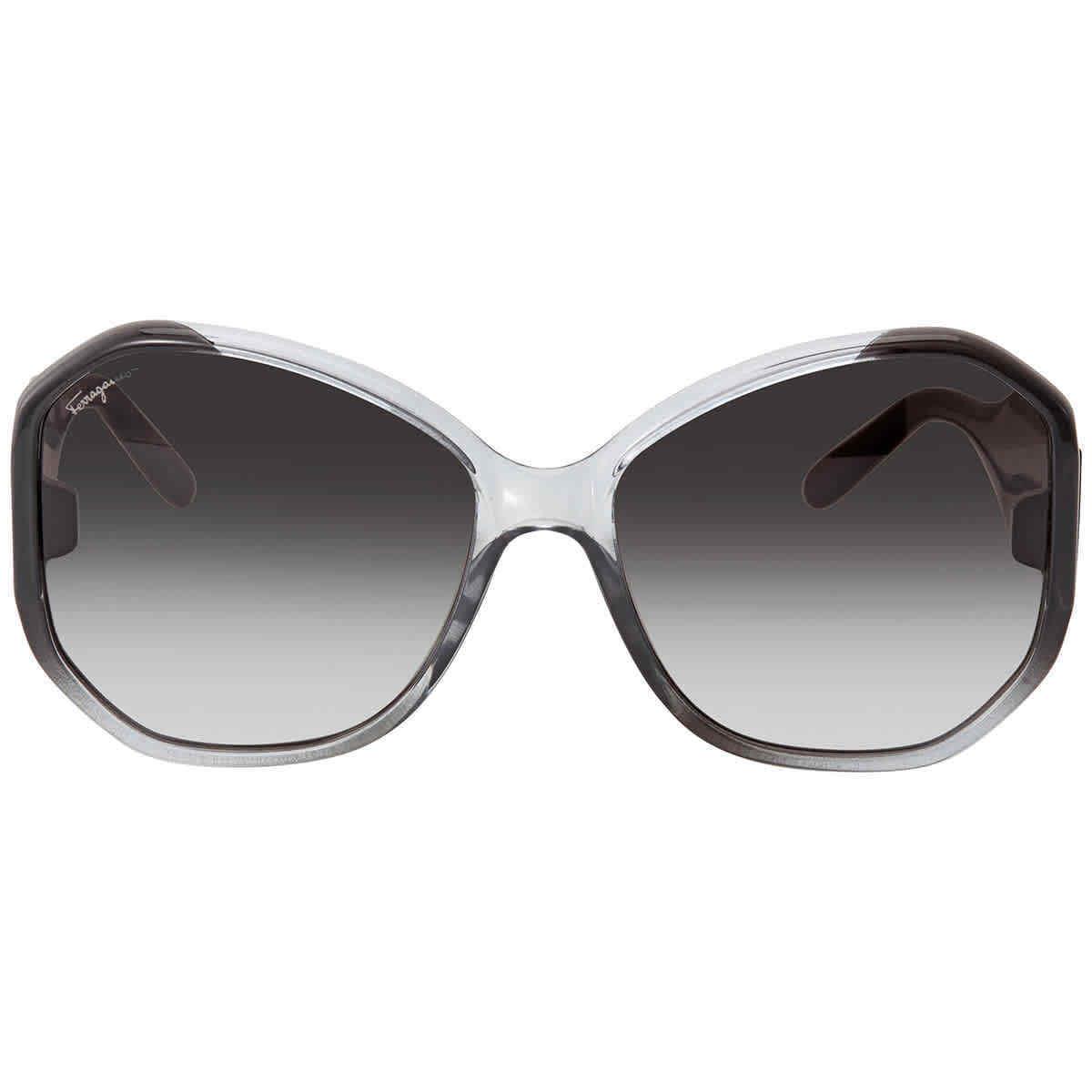 Salvatore Ferragamo Grey Gradient Butterfly Ladies Sunglasses SF942S 007 61