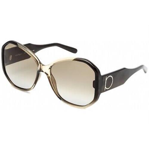 Salvatore Ferragamo SF 942S 326 Sunglasses Brown Gradient Frame Brown Gradient