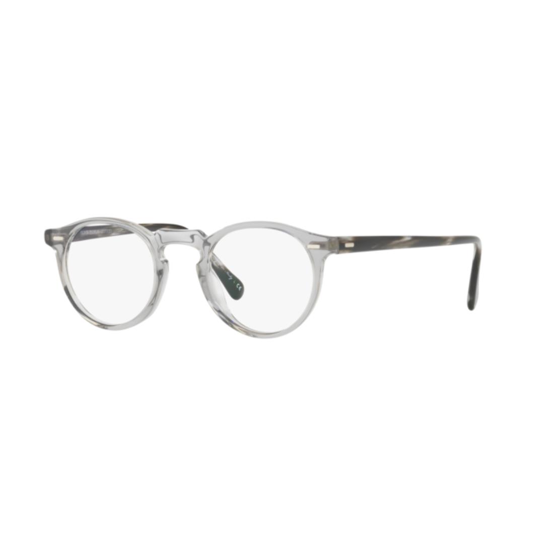 Oliver Peoples 0OV 5186 Gregory Peck 1484 Workmen Grey Unisex Eyeglasses - Frame: Workmen Grey, Lens: