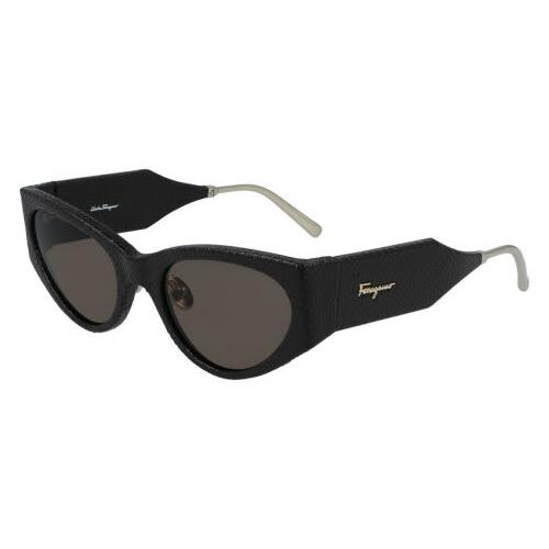 Salvatore Ferragamo SF950S 208 Dark Brown Runway Cat Eye Sunglasses