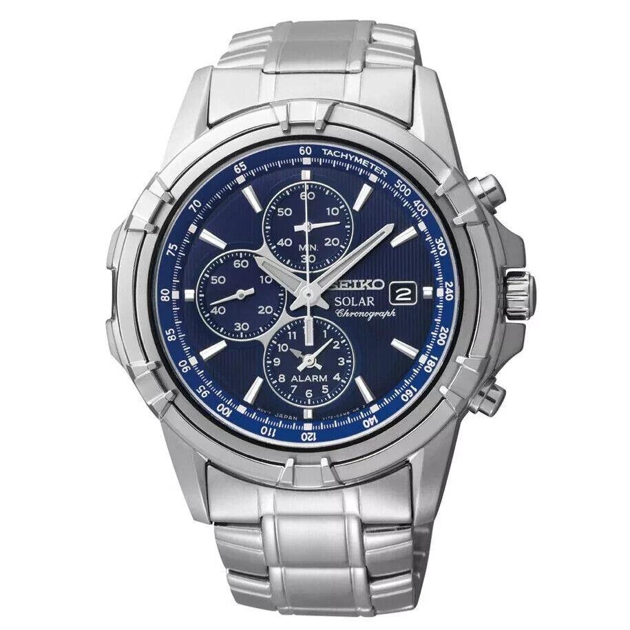 Seiko Solar Blue Men`s Watch - SSC141