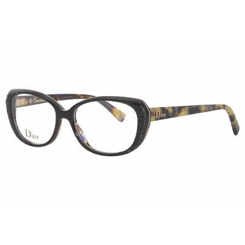 Christian Dior CD3248 SN2 Eyeglasses Women`s Brown Havana Optical Frame 52mm