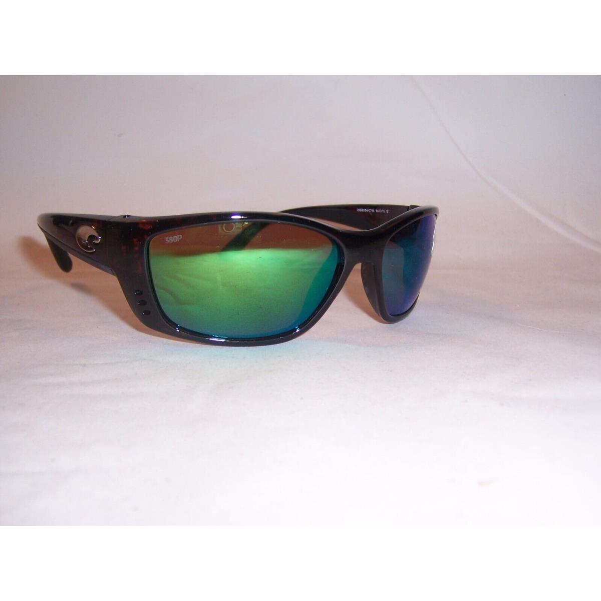 Costa Del Mar Fisch Sunglasses Tortoise/green Mirror 580P Polarized