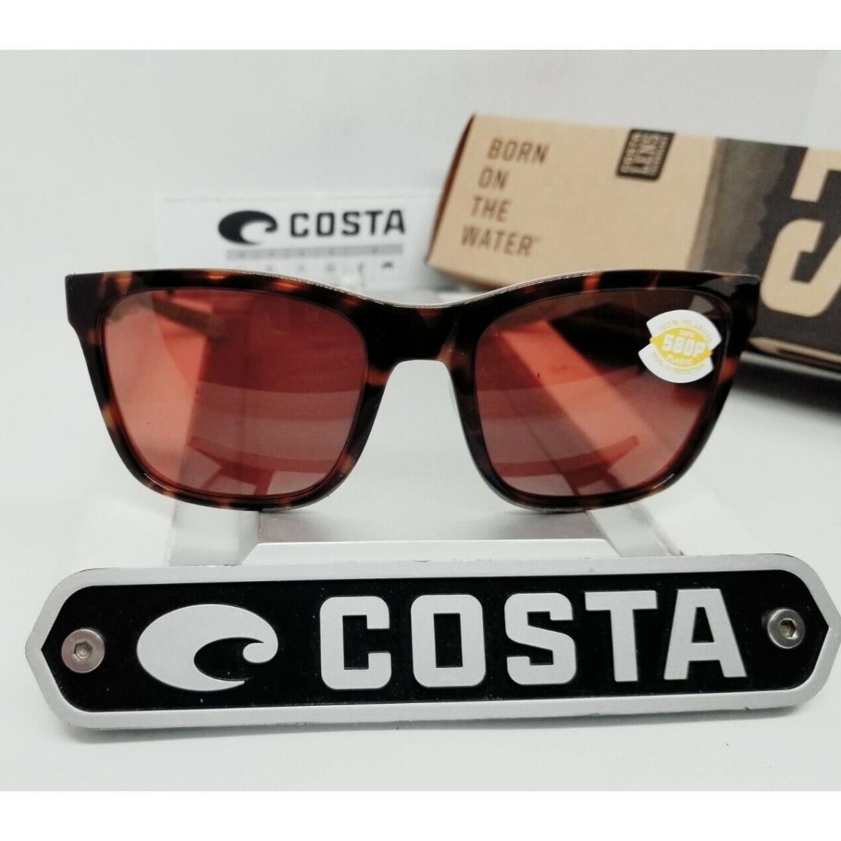 Costa Del Mar Shiny Tortoise/copper Panga Polarized 580P Sunglasses