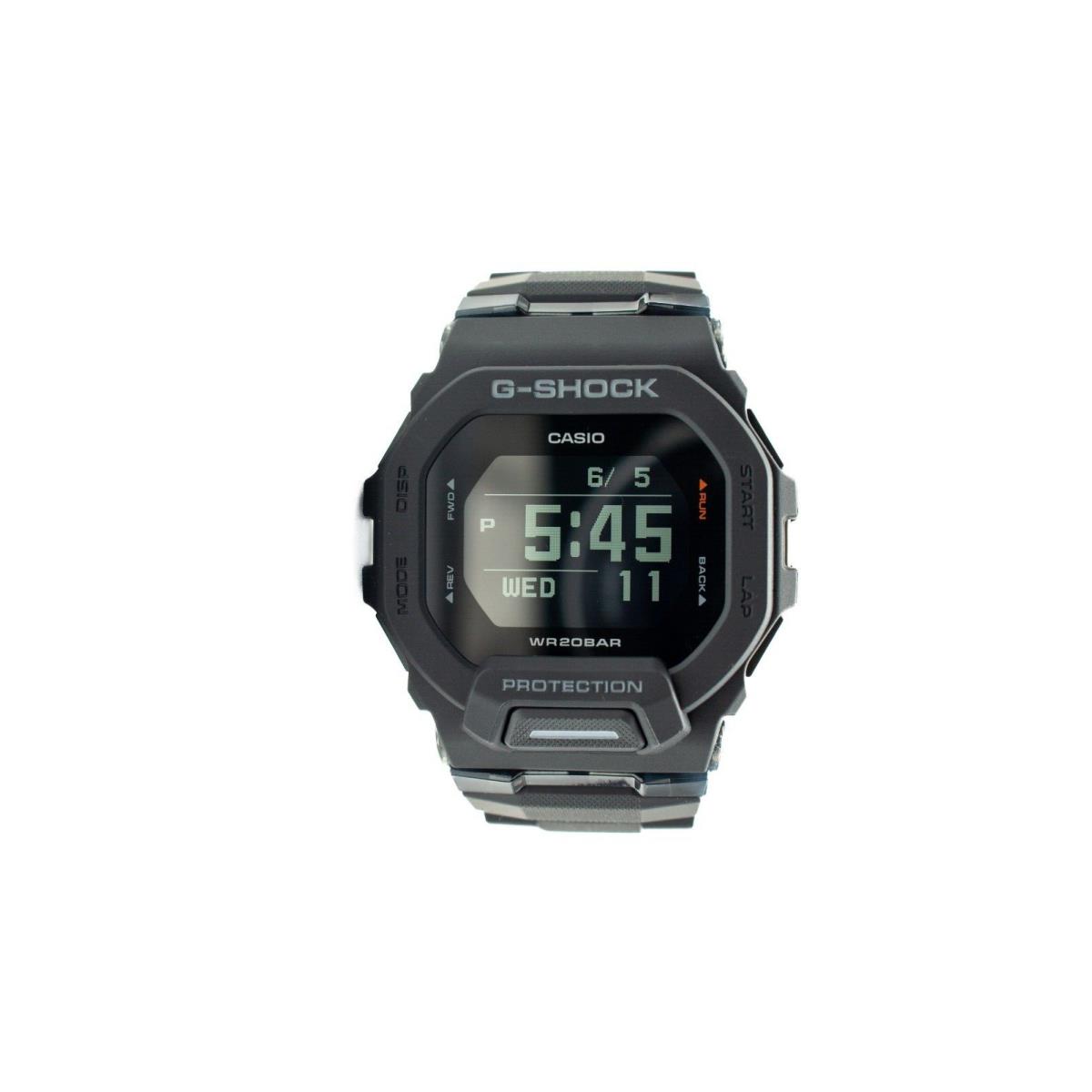 G-shock Casio Bluetooth Step Counter Digital Square Black Watch GBD200-1