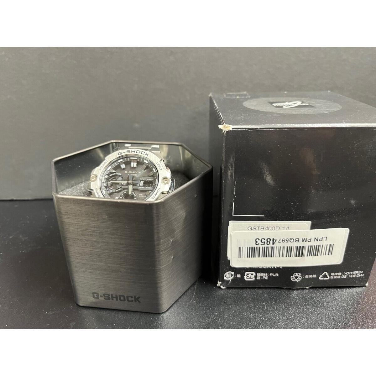 Casio G-shock GSTB400D-1A Men`s Watch S-steel Series Msrp: