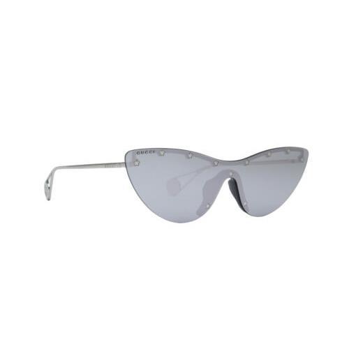 Gucci Men`s GG0666S-002-99 Fashion 99mm Silver Sunglasses