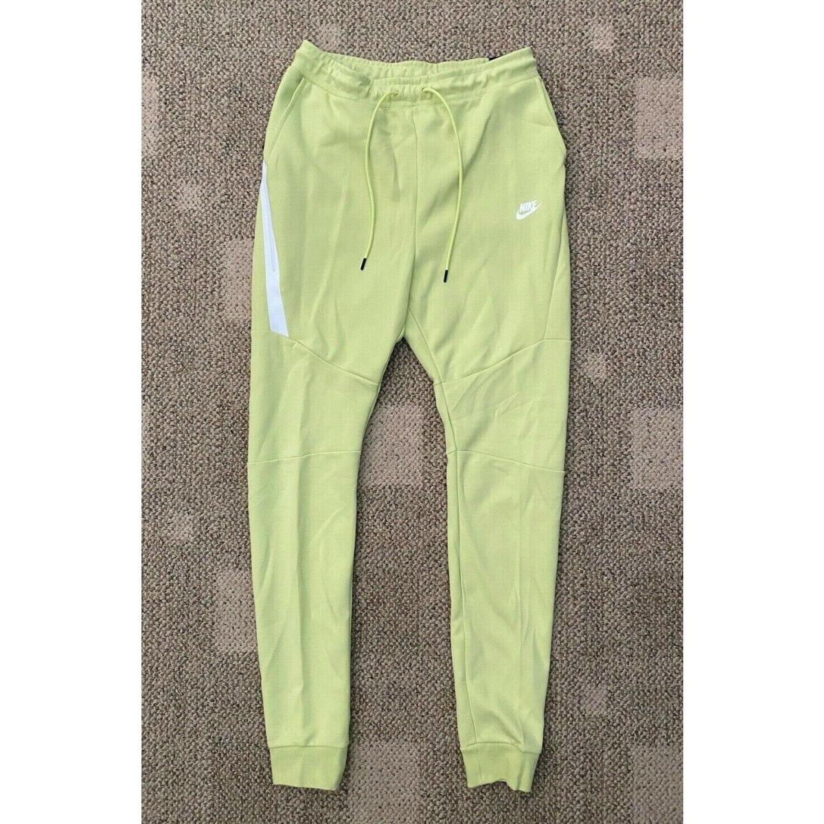 Men`s L-tt Extreme Tall Nike Jogger Sweatpants Liquid Lime Green 805162-367